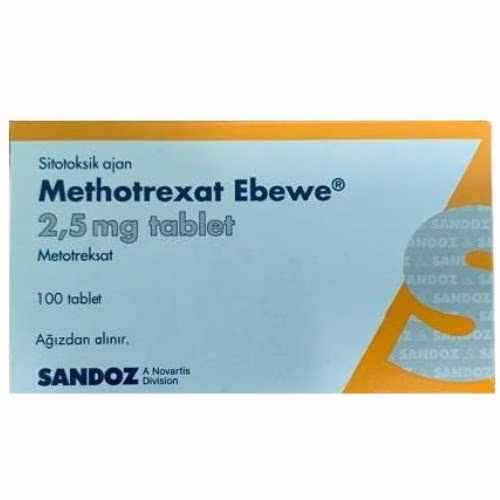 Methotrexat Ebewe 2.5mg (Methotrexate) SANDOZ Turkey (H/100V)