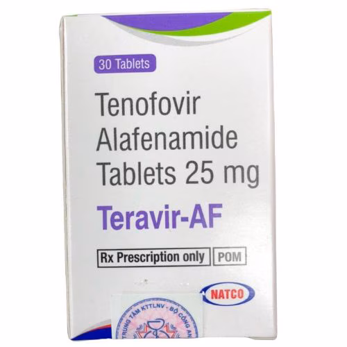 Teravir-AF 25mg (Tenofovir Alafenamide) NATCO IP (H/30V) 