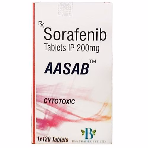 AASAB 200mg (Sorafenib) BSA IP (H/120 V)