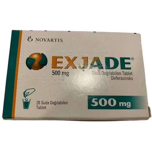 Exjade 500mg (Deferasirox) Novartis Turkey (H/28V)