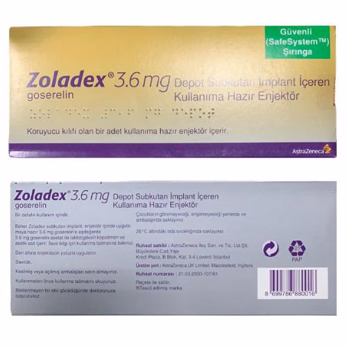 Zoladex 3.6mg (Goserelin) AstraZeneca Turkey (H/ 1 ong)