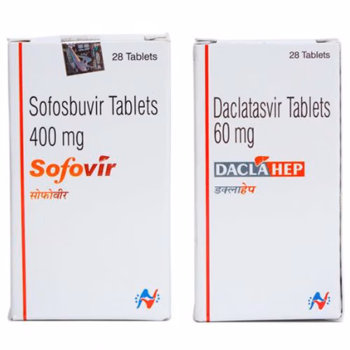 Sofovir + Daclahep (Sofubuvir 400mg & Daclatasvir 60mg) Hetero IP (Cap/2 Lo)