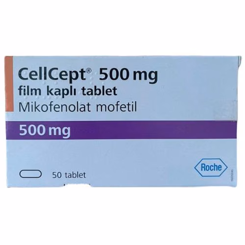 CellCept 500mg (Mikofenolat Mofetil) Roche Turkey (H/50v)