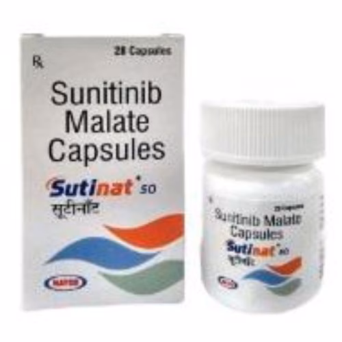Sutinat 50mg (Sunitinib) Natco IP (H/28V) 