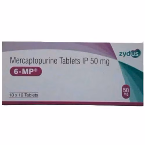 Mercaptopurine Tablets IP 6MP 50mg Zydus (H/100v)