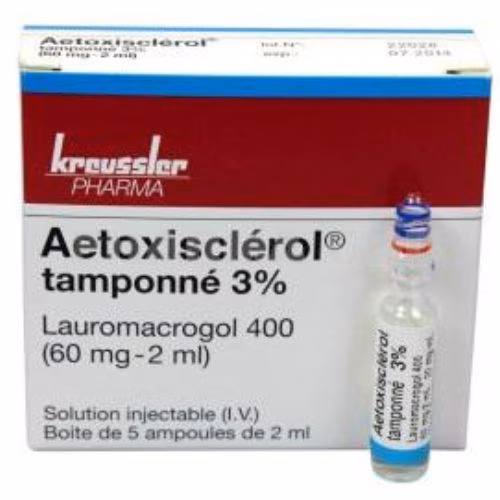 Aetoxisclerol 3% (Lauromacrogol) Kreussler France (H/ 5 ong)