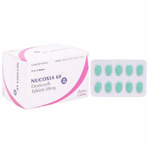 Nucoxia 60mg (Etoricoxib) Zydus Cadila (H/100v)
