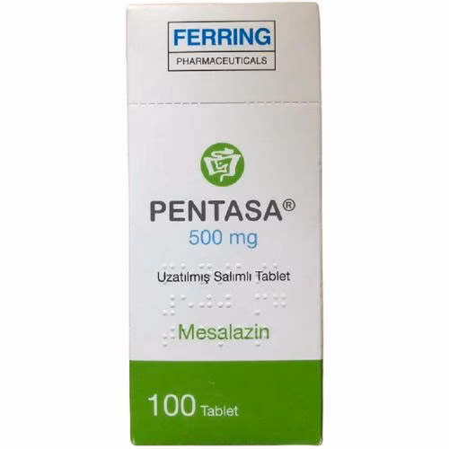 Pentasa 500mg (Mesalazin) Ferring Turkey (H/100V)