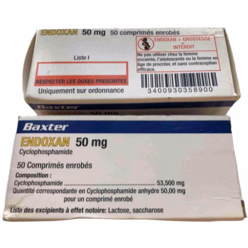 Endoxan 50mg (Cyclophosphamide) Baxter France (H/50v) 