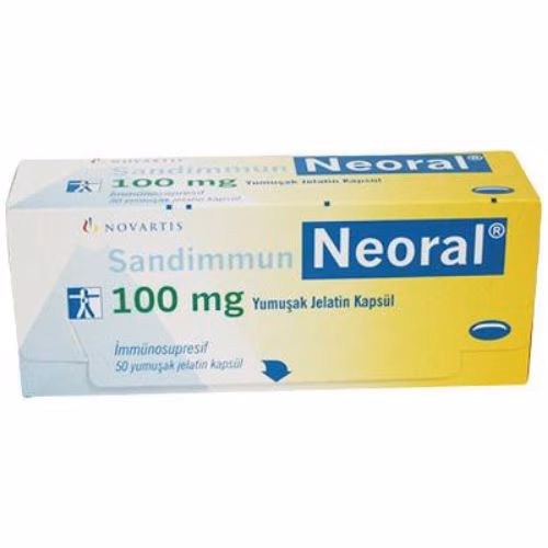 Sandimmun Neoral 100mg (Ciclosporine) Novartis Turkey (H/50v)