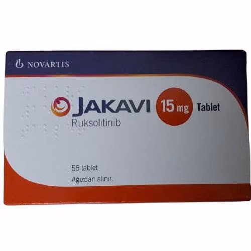 JAKAVI 15mg (Ruxolitinib) NOVARTIS Turkey (H/56V)