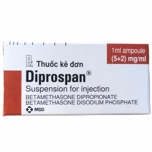 Diprospan ( Betamethasone dipropionate) MSD Belgium (H/1 Ống)