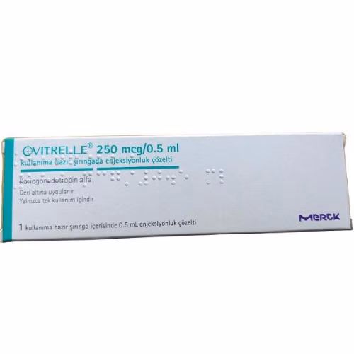 Ovitrelle 250 mcg/0.5ml (Choriogonadotropin alfa) Merck Turkey (H/1 ong) 