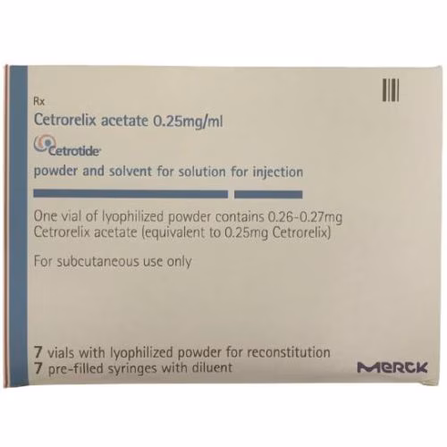Cetrotide 0.25mg (Cetrorelix) Merck Germany (H/7 ong)