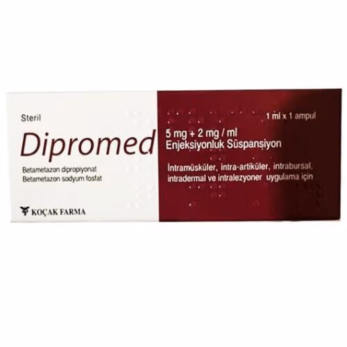 Dipromed 5mg +2mg/ml  (Betamethason) Kocak Turkey (H/ 1 Lo)