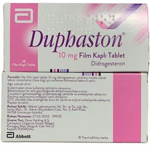 Duphaston 10mg (Dydrogesteron) Abbott Turkey (H/20V)