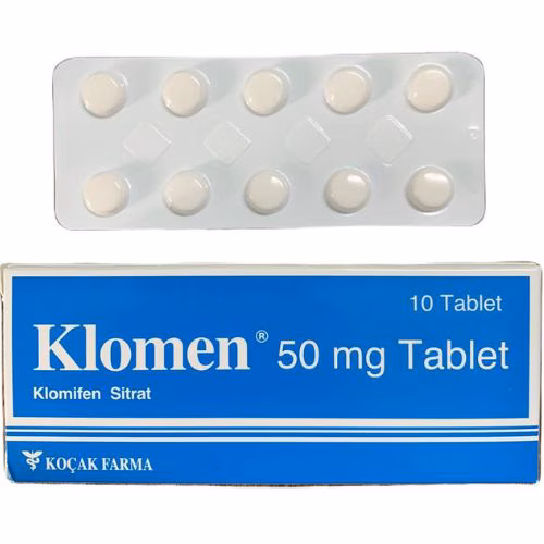 Klomen 50mg (Clomifene) Kocak Turkey (H/10V)