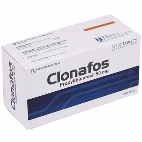 Clonafos (Propylthiouracil) 50mg Davipharm (H/100v)