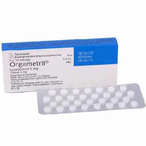 Orgametril (Lynestrenol) 5mg Organon (H/30v)