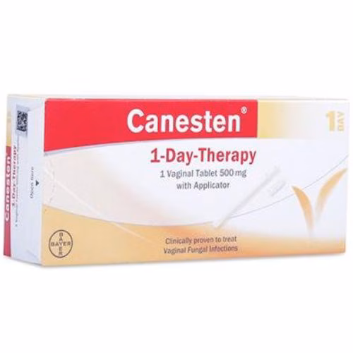 Canesten 1 Day Therapy (Clotrimazole) 500mg Bayer (H/1v)
