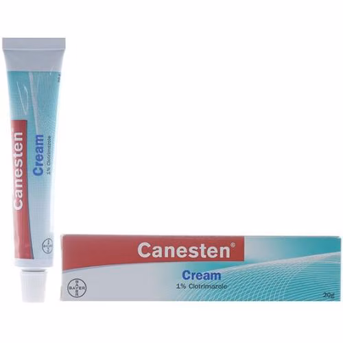 Canesten Cream (Clotrimazol) 10mg/g Bayer (Tuýp 20gr)