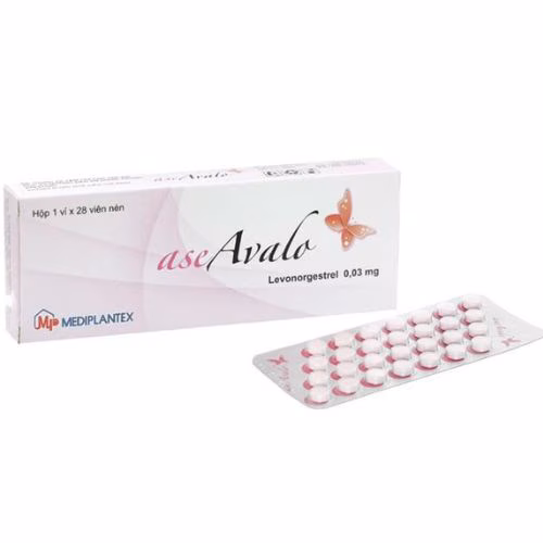Ase Avalo (Levonorgestrel) 0.03mg Mediplantex (H/28v) (Hồng)