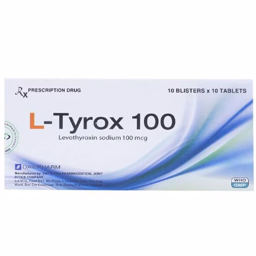L-Tyrox 100 (Levothyroxin) Davipharm (H/100v)