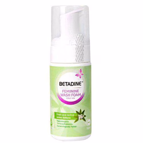 Betadine Feminine Wash Foam Mundipharma (C/100ml) (Xanh)