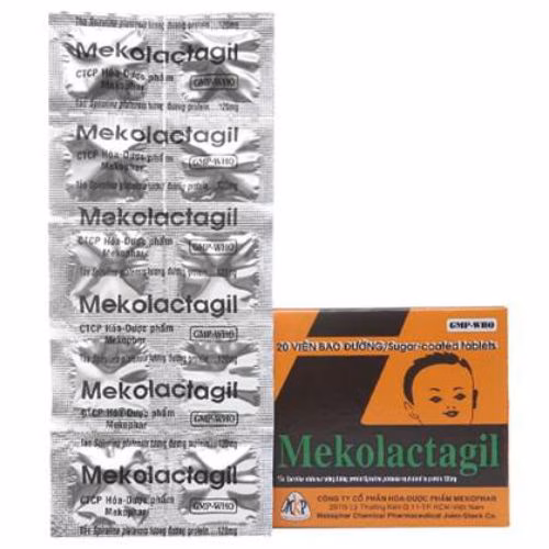 Mekolactagil (Tảo Spirulina) 200mg Mekophar (H/20v)