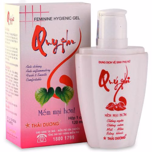 Dung Dịch Vệ Sinh Phụ Nữ Quý Phi Hồng Thái Dương (C/120ml)