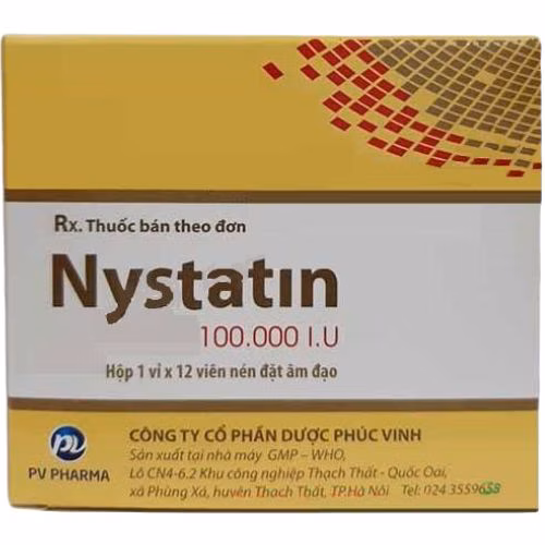 Nystatin 100.000 IU Phúc Vinh (H/12v)