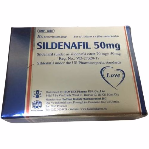 Sildenafil 50mg Ba Đình (H/4v)