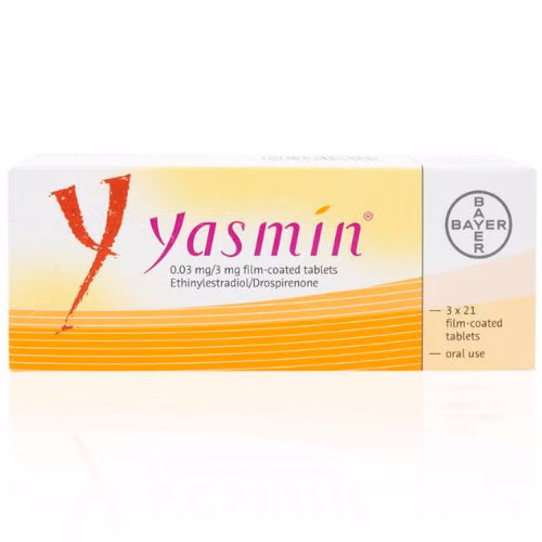 Yasmin (Ethinylestradiol, Drospirenone) Bayer (H/21v)