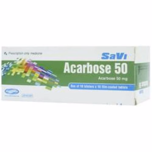 Savi (Acarbose) 50mg Savipharm (H/100v)