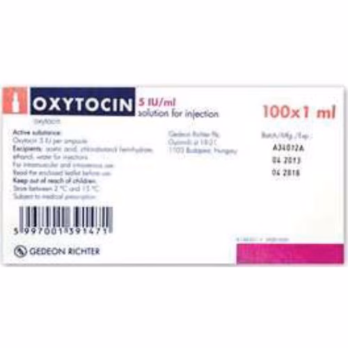 Oxytocin 5 IU/ml Gedeon Richter (H/100o)
