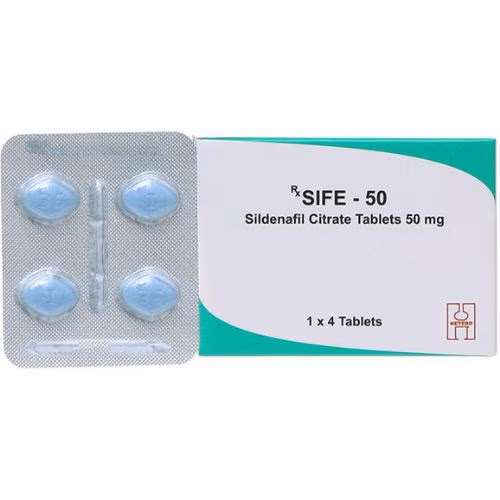 Sife 50 (Sildenafil) Hetero (Hộp lớn / 5h x 4v) 