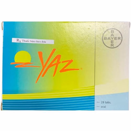 Yaz (Ethinylestradiol, Drospirenone) Bayer (H/28v)