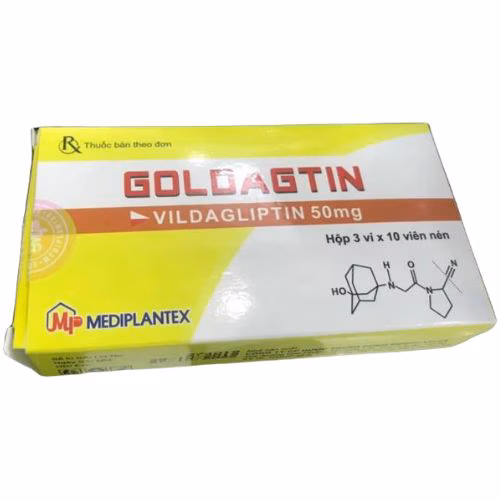Goldagtin (Vildagliptin) 50mg Mediplantex (H/30v)
