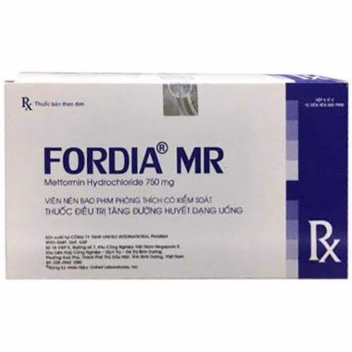 Fordia MR (Metformin) 750mg United (H/60v)