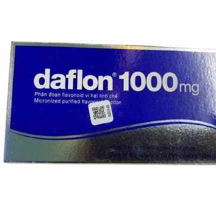 Daflon 1000mg (Diosmin, Hesperidin) Servier (H/30v)