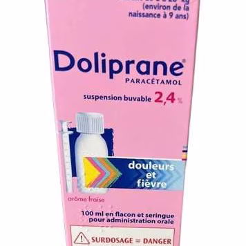Doliprane 2.4% (Paracetamol) France (H/Chai 100ml)
