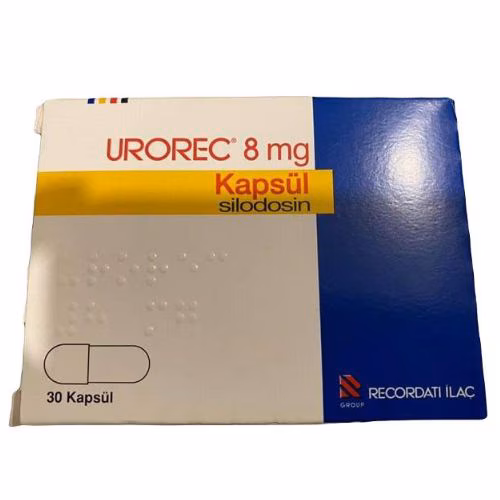 UROREC ( Silodosin ) 8mg RICORATI ILAC  Turkey (H/30 V)