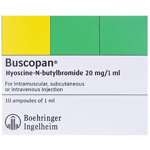 Buscopan 20mg/ml Boehringer Ingelheim (H/10 ống/1ml)