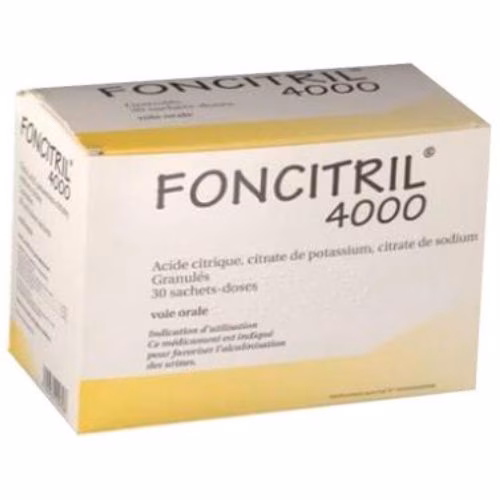 Foncitril 4000 (Acid Citric, Kali Citrate, Natri Citrate) Galien (H/30g)