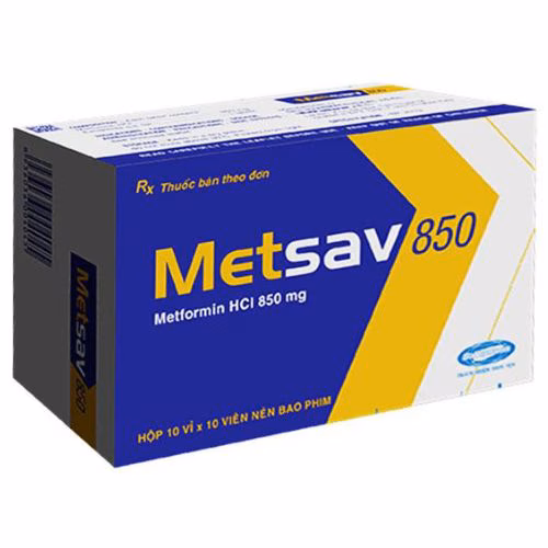 Metsav 850mg (Metformin) Savi (H/100v)