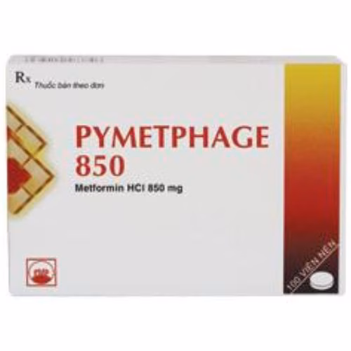 Pymetphage 850 (Metformin) Pymepharco (H/100v)