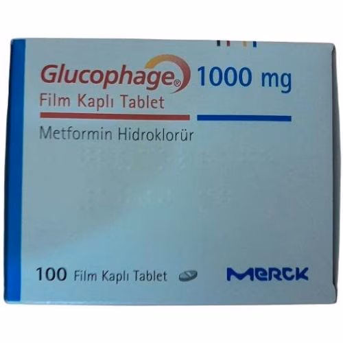 Glucophage 1000mg (Metformin) Merck (H/100v) TNK 