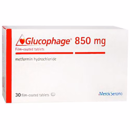 Glucophage 850 (Metformin) Merck (H/30v)