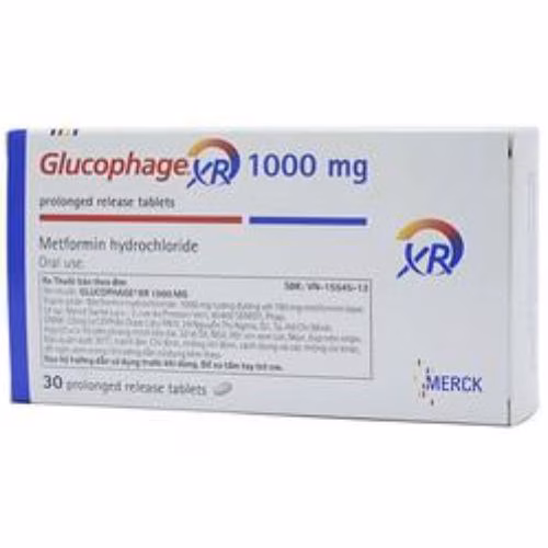 Glucophage XR 1000mg Merck (h/30v)