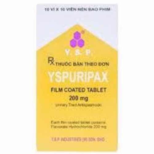 Yspuripax (Flavoxate) 200mg Y.S.P (H/100v)